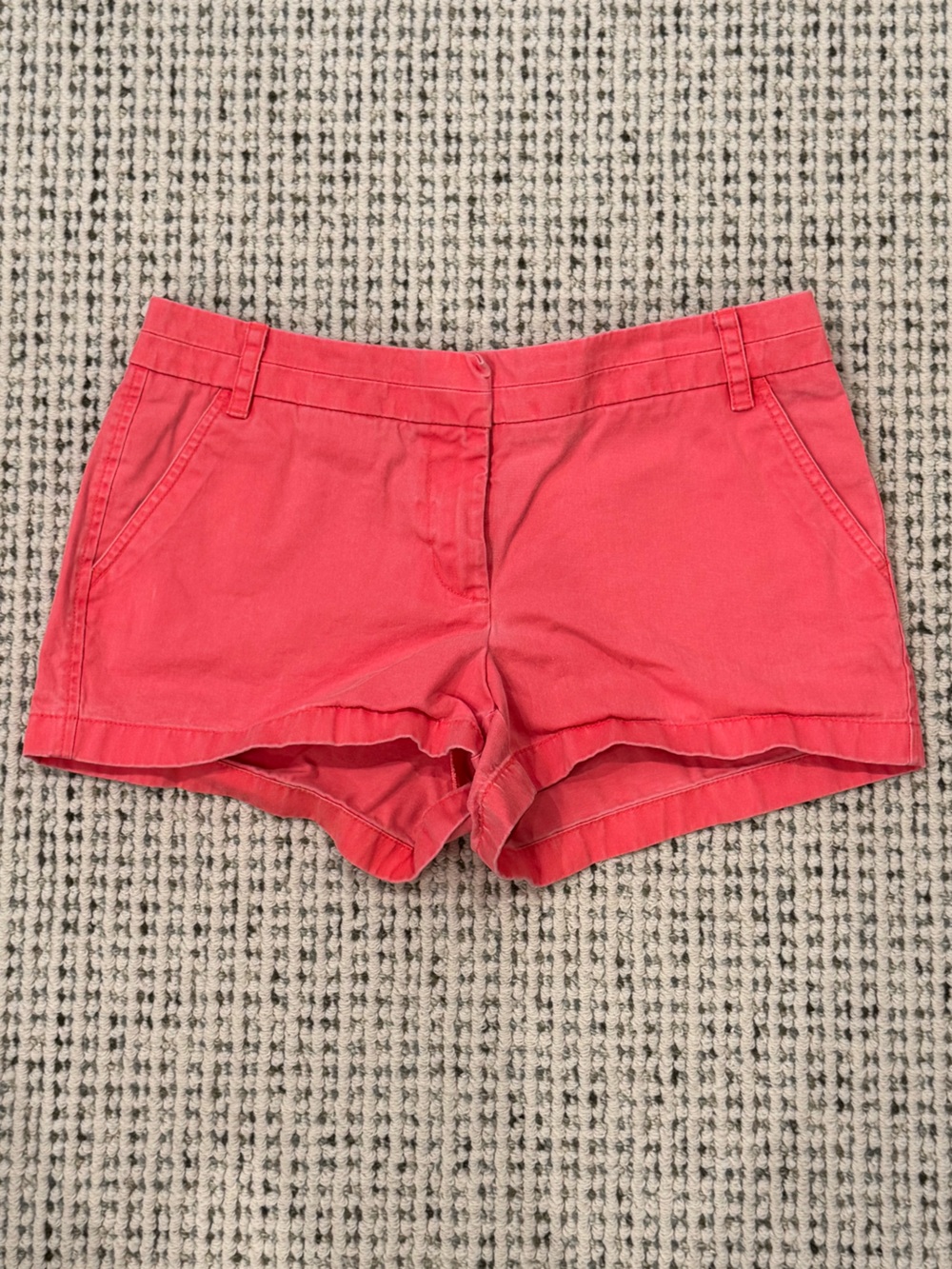 J. Crew Coral Pink chino Shorts